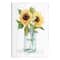 Stupell Industries Yellow Sunflowers Country jar Wall Plaque Art